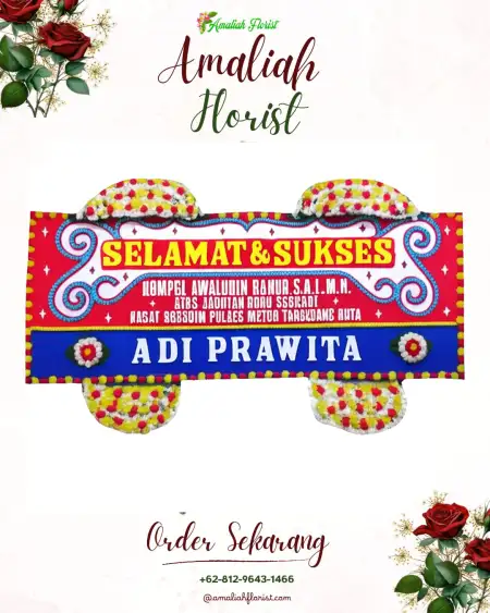 Papan Bunga Ucapan Selamat Umbulan